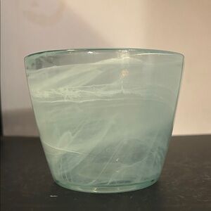 Elegant Swirled Glass Vase